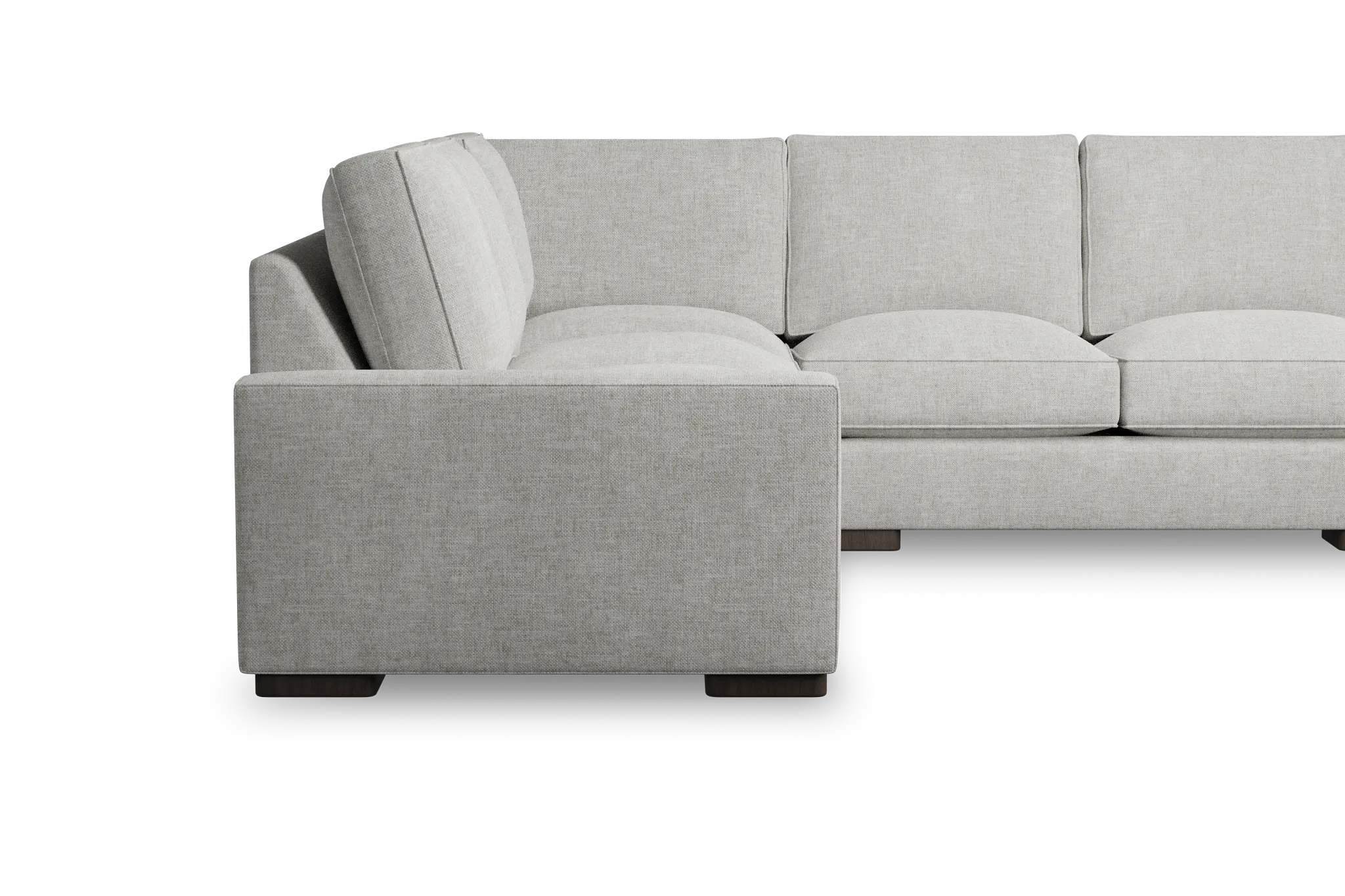 Edgewater Elevation Khaki Medium Right Chaise Sectional