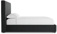 Grayton Elite Black 54" Upholstered Platform Bed