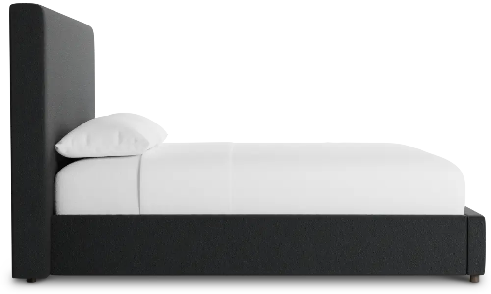 Grayton Elite Black 54" Upholstered Platform Bed Grayton Elite Black 54" Upholstered Platform Bed