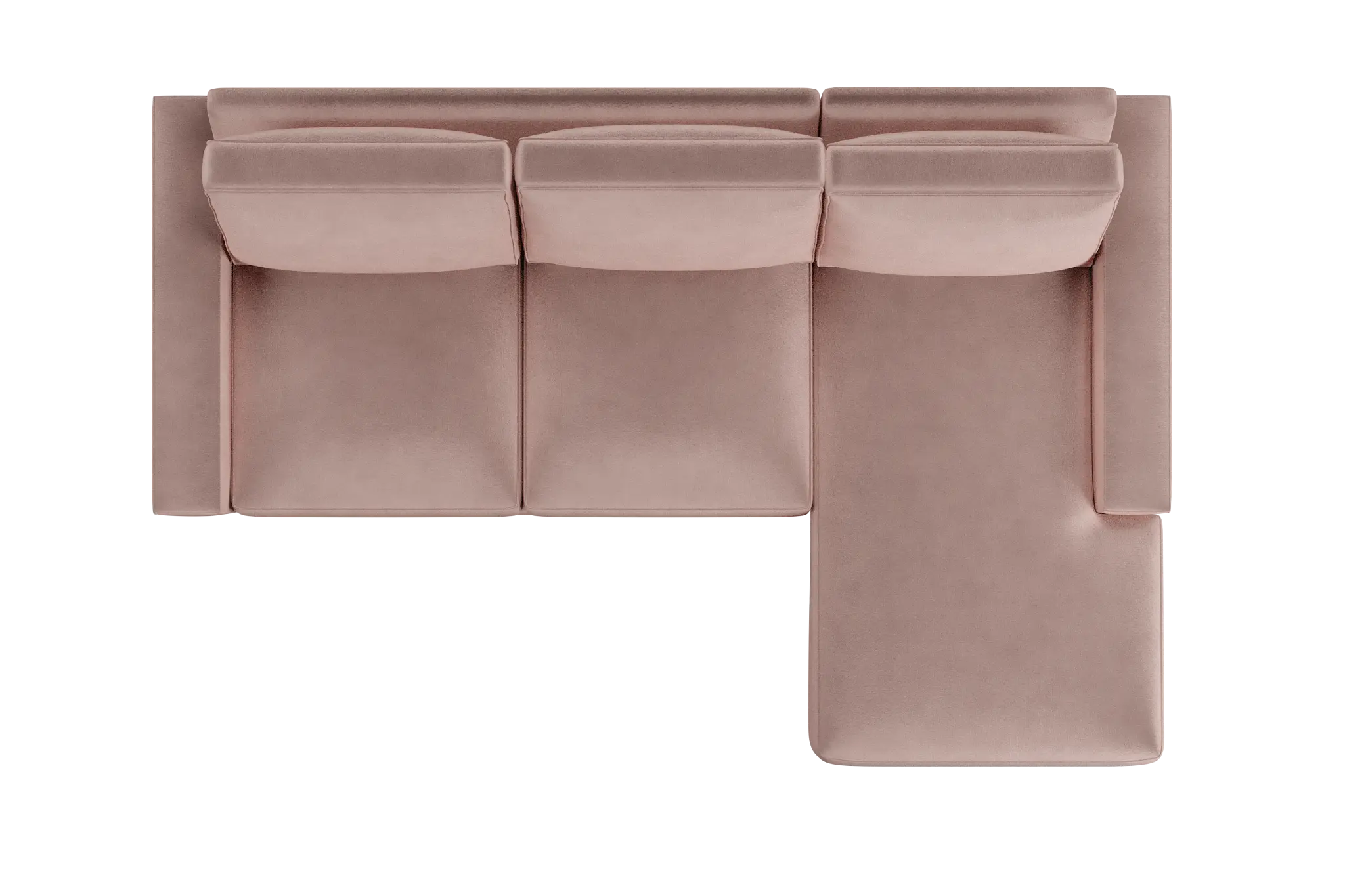 Edgewater Joya Light Pink Right Chaise Sectional Edgewater Joya Light Pink Right Chaise Sectional