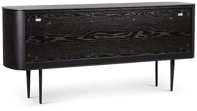 Kayden Black Four-door Cabinet