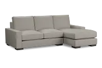 Edgewater Revenue Beige Right Chaise Sectional