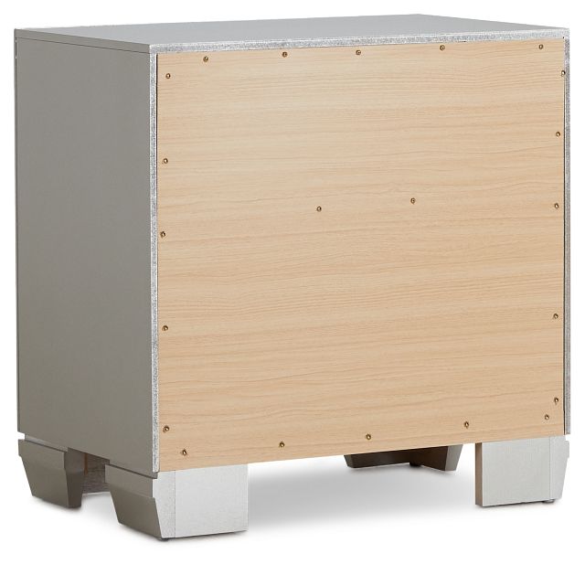 Platinum Silver Nightstand