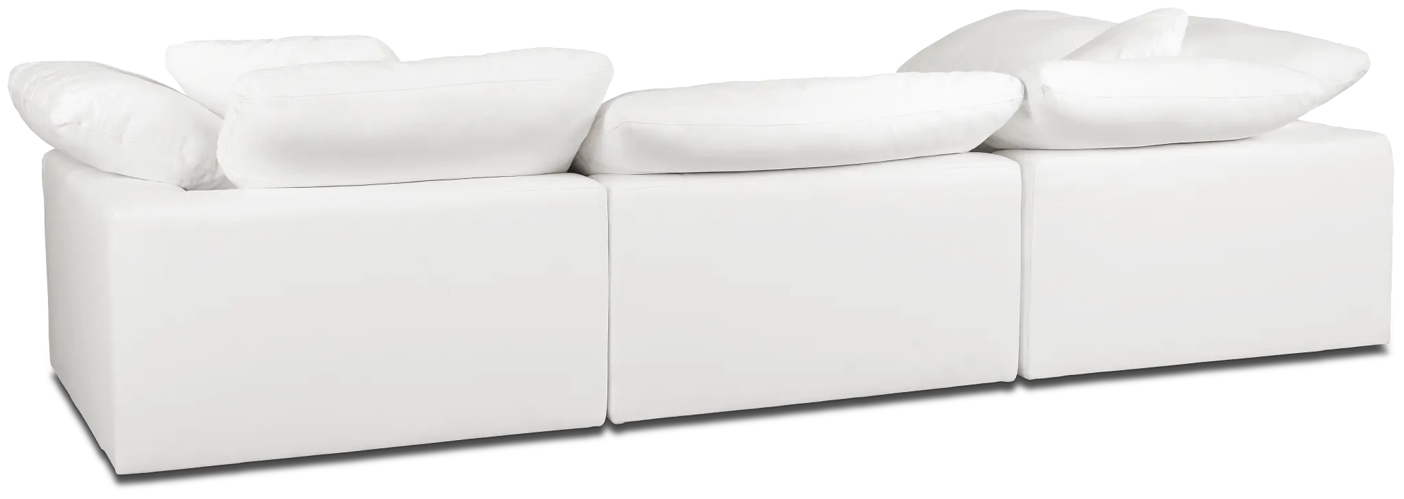 Nixon White Fabric 4-piece Modular Sectional Nixon White Fabric 4-piece Modular Sectional