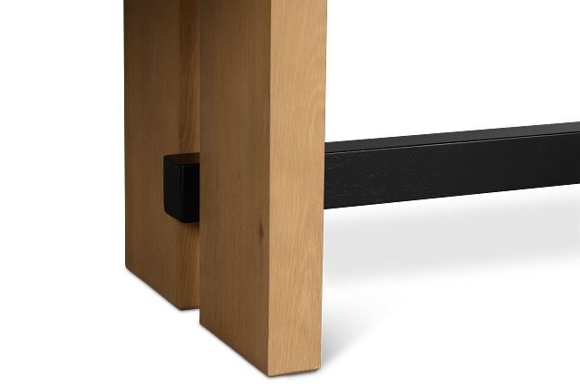 Highland Light Tone Rect Trestle Table