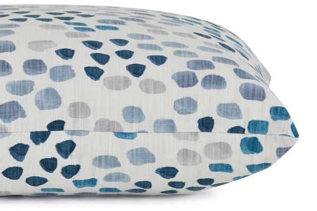 Pfeiffer Blue Fabric 20" Accent Pillow (2)