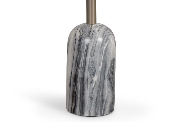 Rasa Gray Stone Accent Table