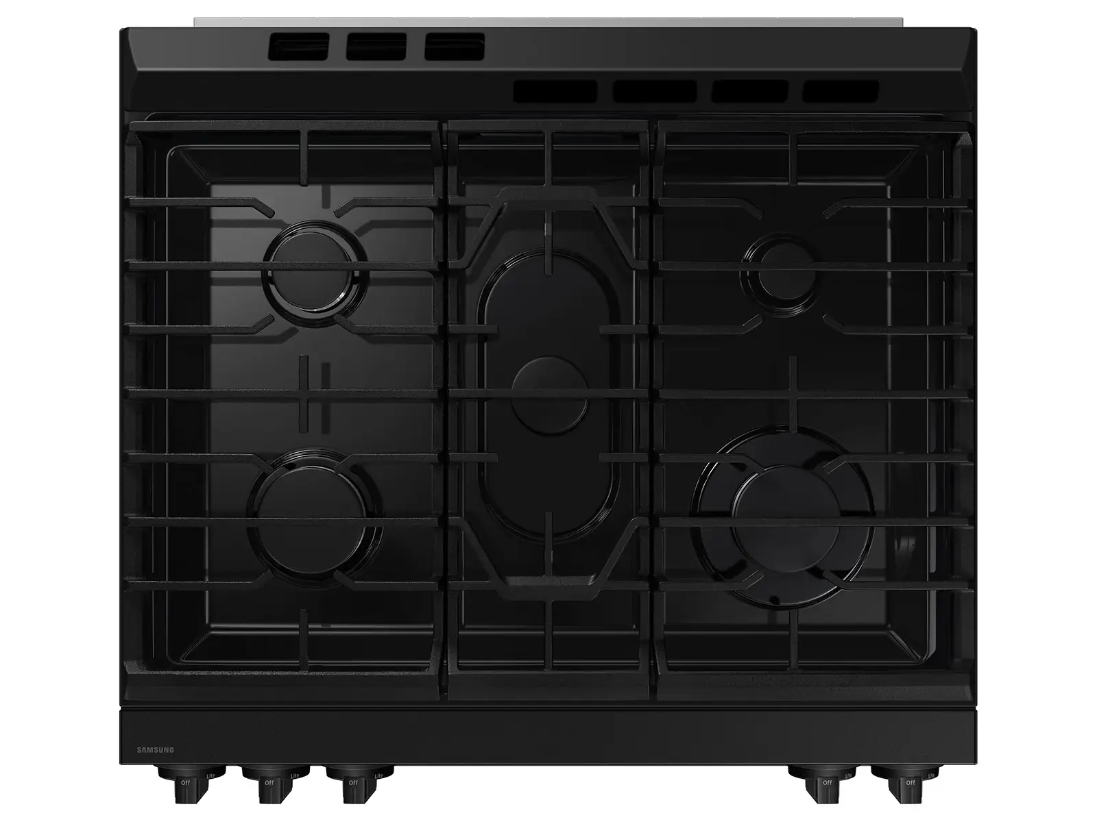 Samsung Bespoke Series Black Gas Range Samsung Bespoke Series Black Gas Range