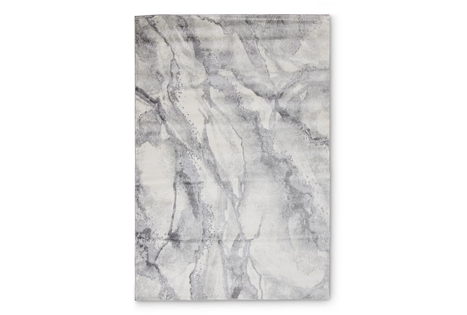 Diamente Silver 5x8 Area Rug