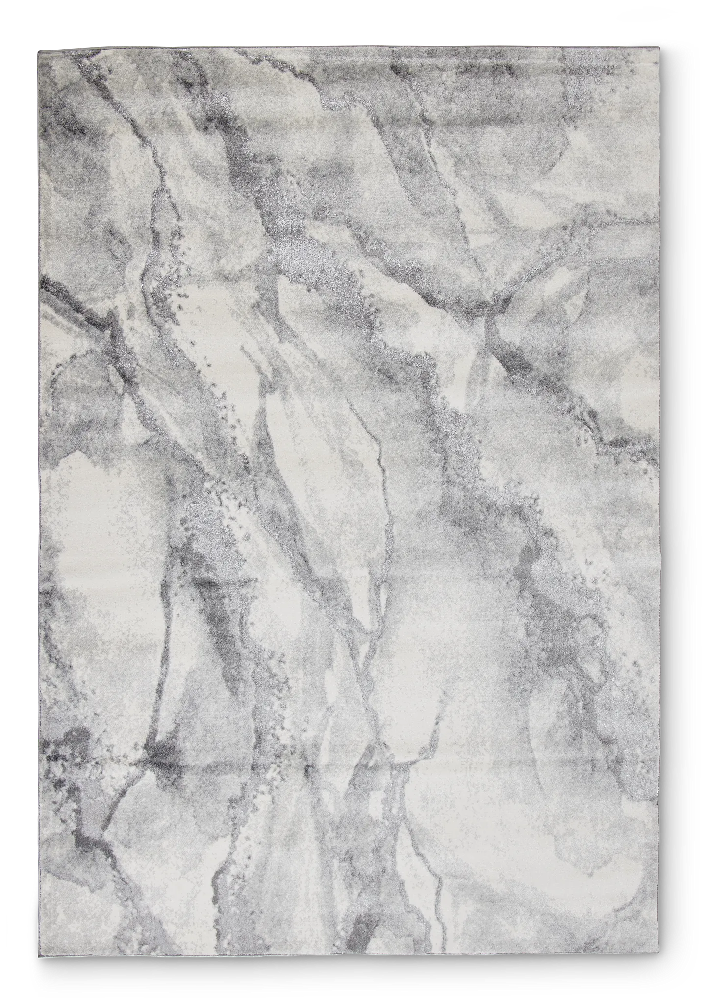 Diamente Silver 5x8 Area Rug