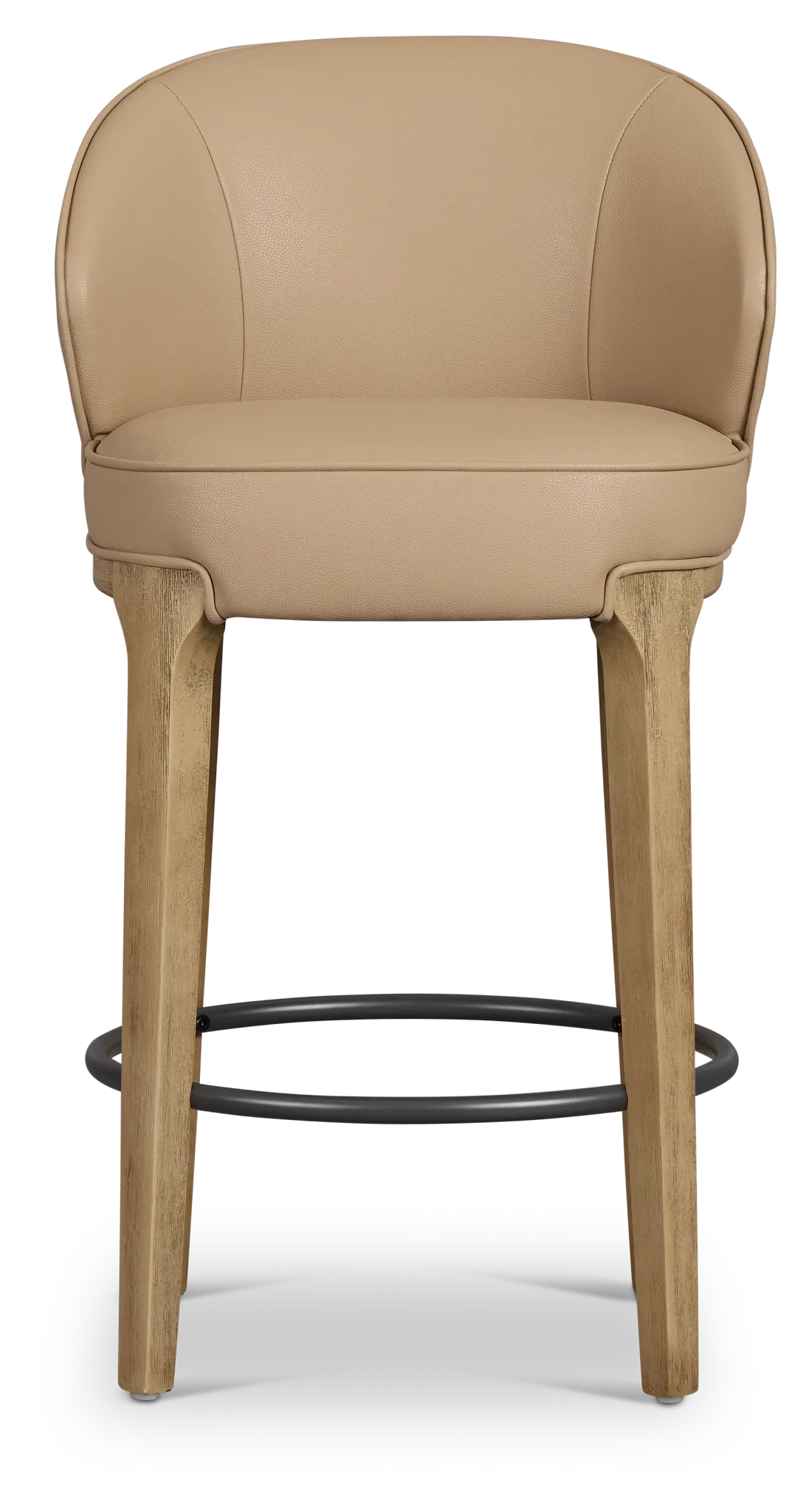 Libby Taupemicro 24" Upholstered Barstool
