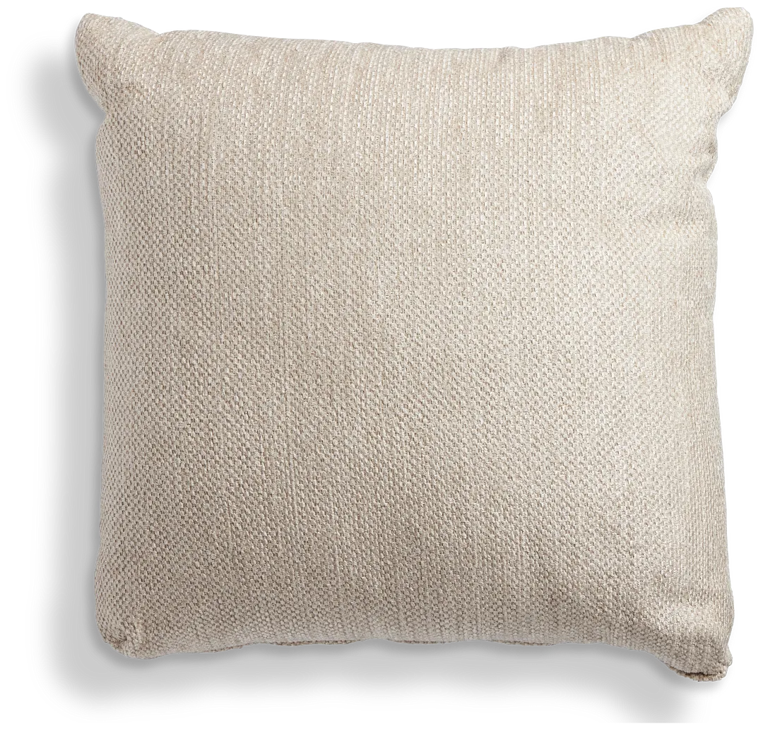 Alpha Beige 24" Accent Pillow