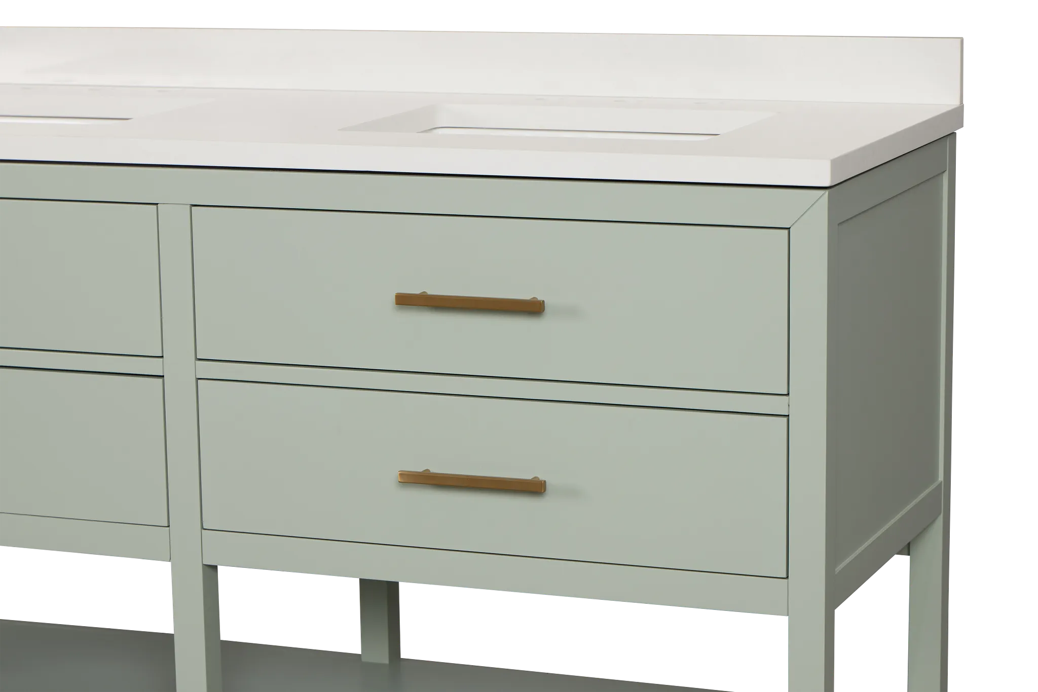 Alden Green 60" Double Bathroom Vanity