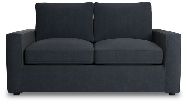 Siesta Victory Dark Blue Fabric Loveseat