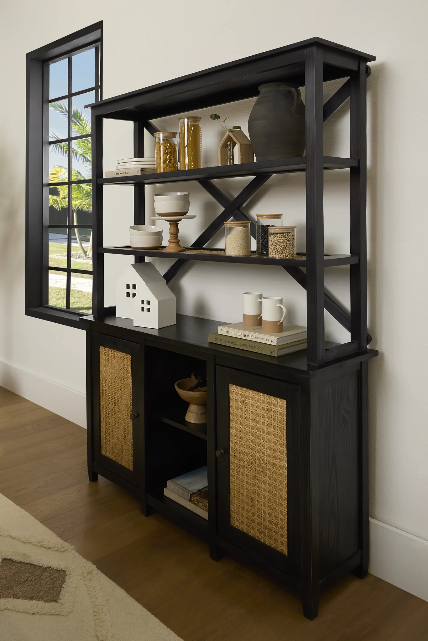 Brooklyn Black Bookcase