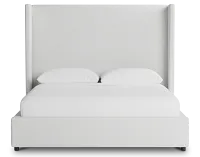 Captiva Elite Ivory 60" Upholstered Shelter Bed