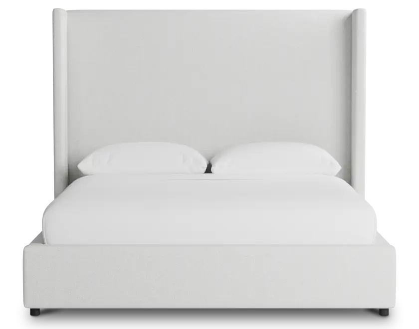 Captiva Elite Ivory 60" Upholstered Shelter Bed Captiva Elite Ivory 60" Upholstered Shelter Bed