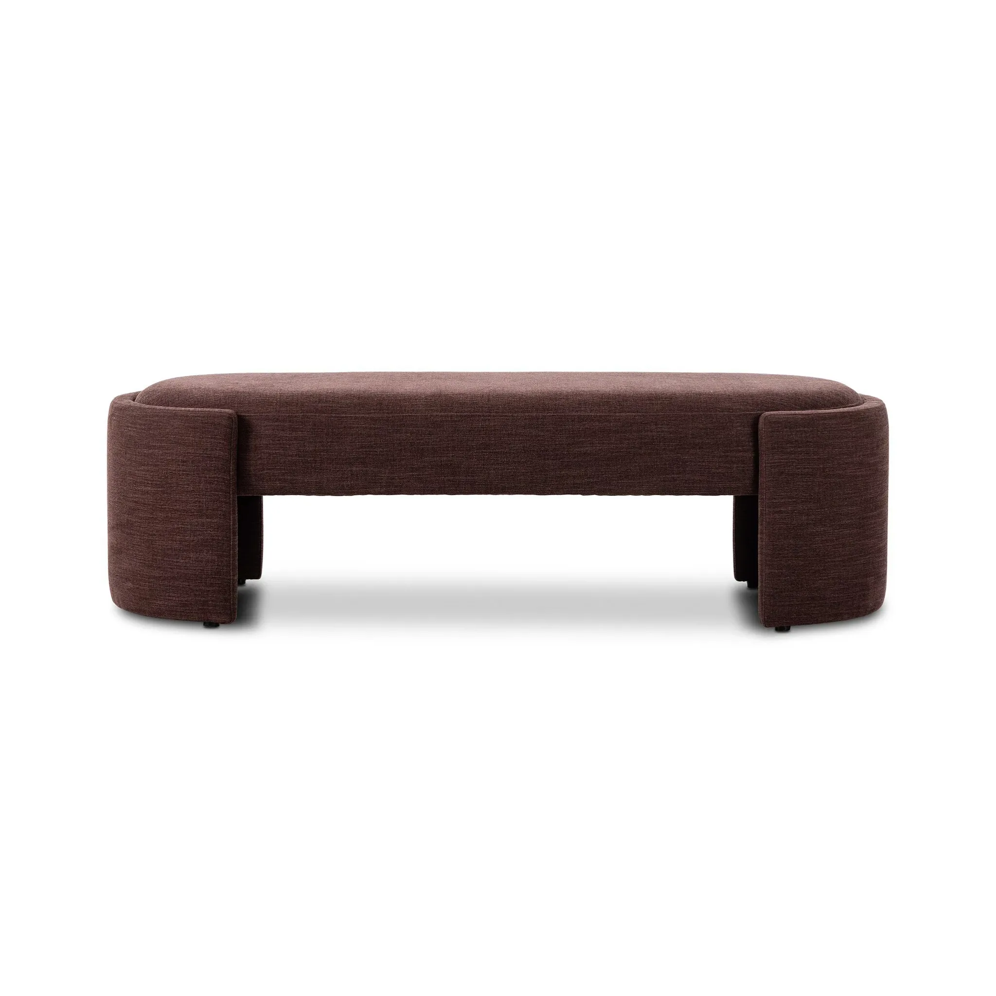 Four Hands Onya Brown Uph Bench