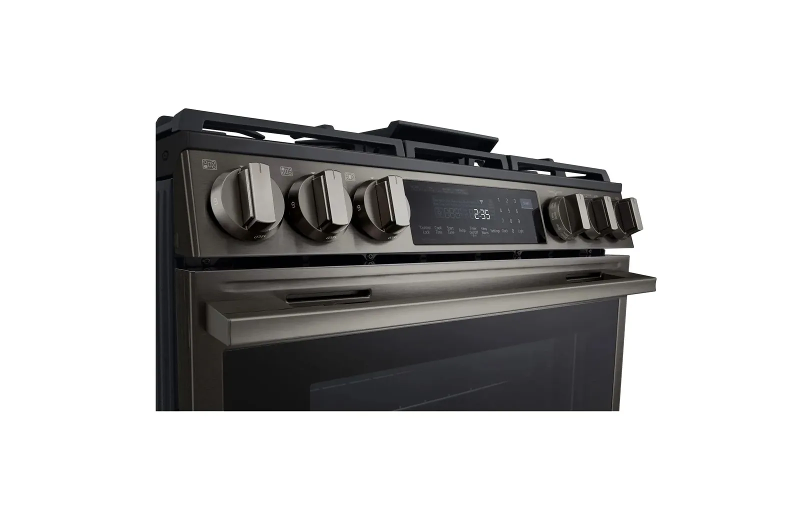Lg 6335 Series Black Gas Range