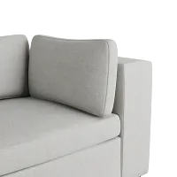 Destin Sutton Gray Fabric 4-piece Modular Sectional