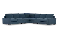 Edgewater Elite Blue Large Two-arm Sectional