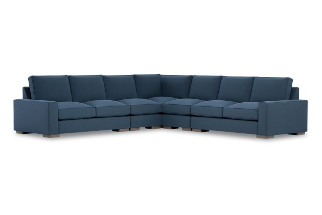 Edgewater Elite Blue Large Two-arm Sectional
