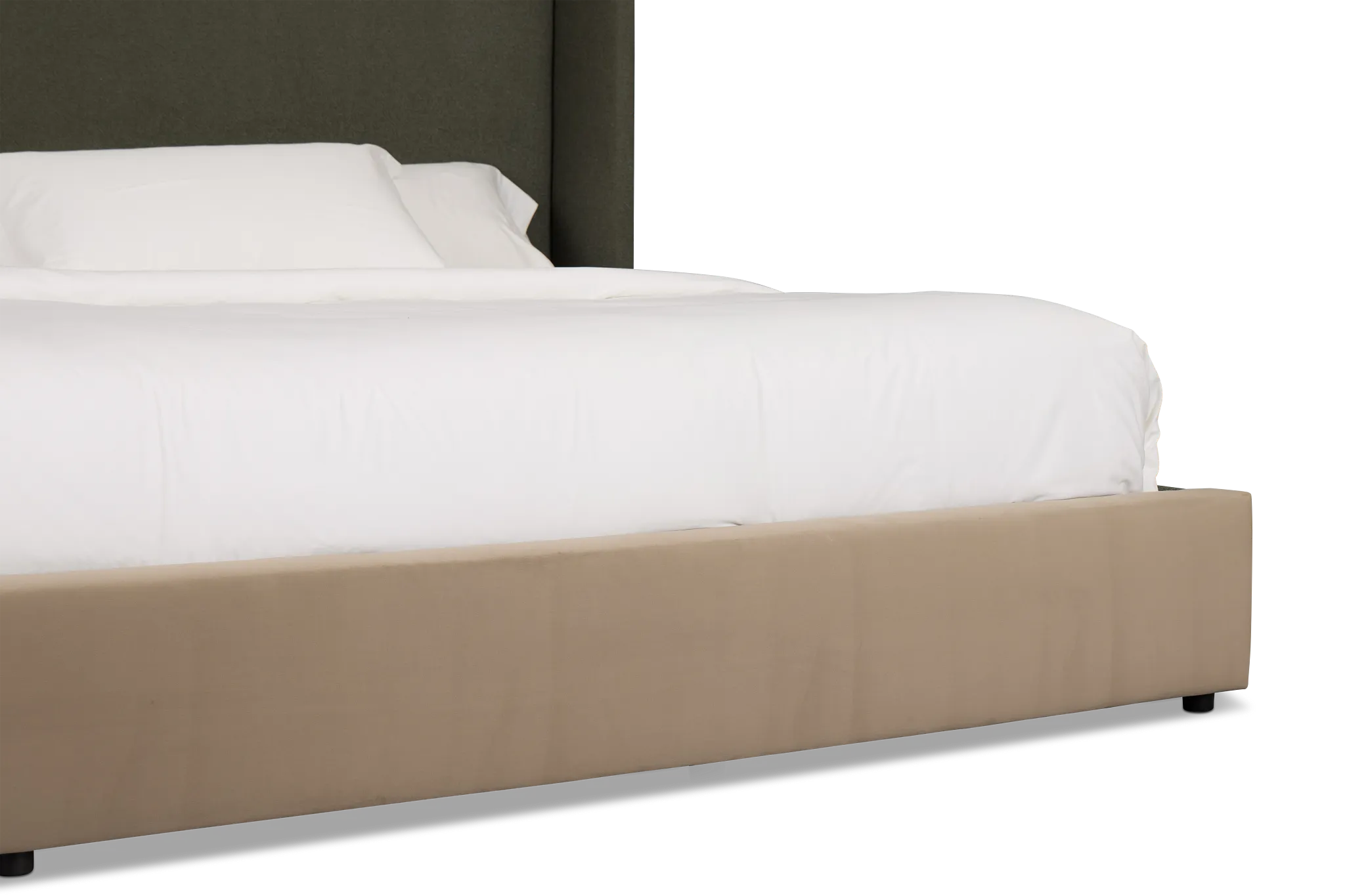 Captiva Sutton Green 60" Upholstered Shelter Bed