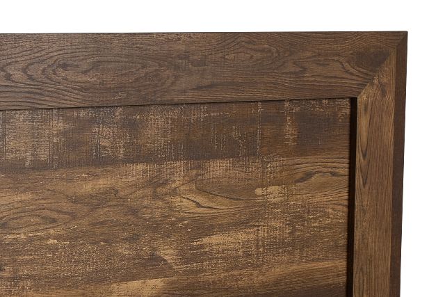 Ollie Dark Tone Panel Bed