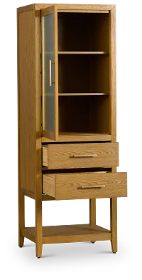 Alden Light Tone Linen Cabinet