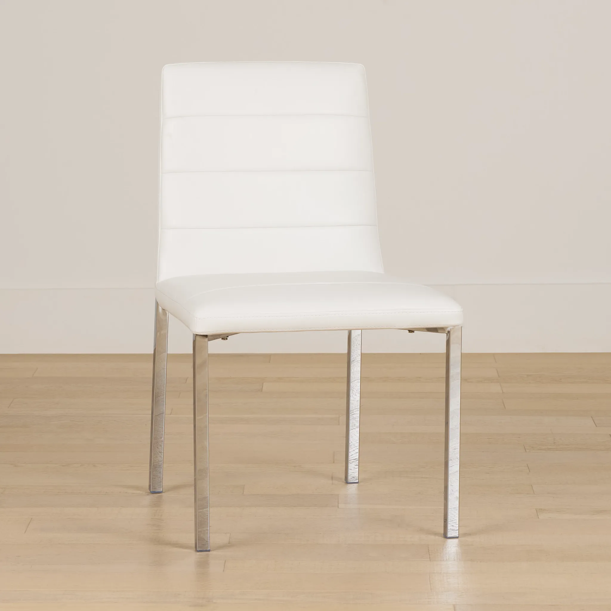 Amalfi White Upholstered Side Chair