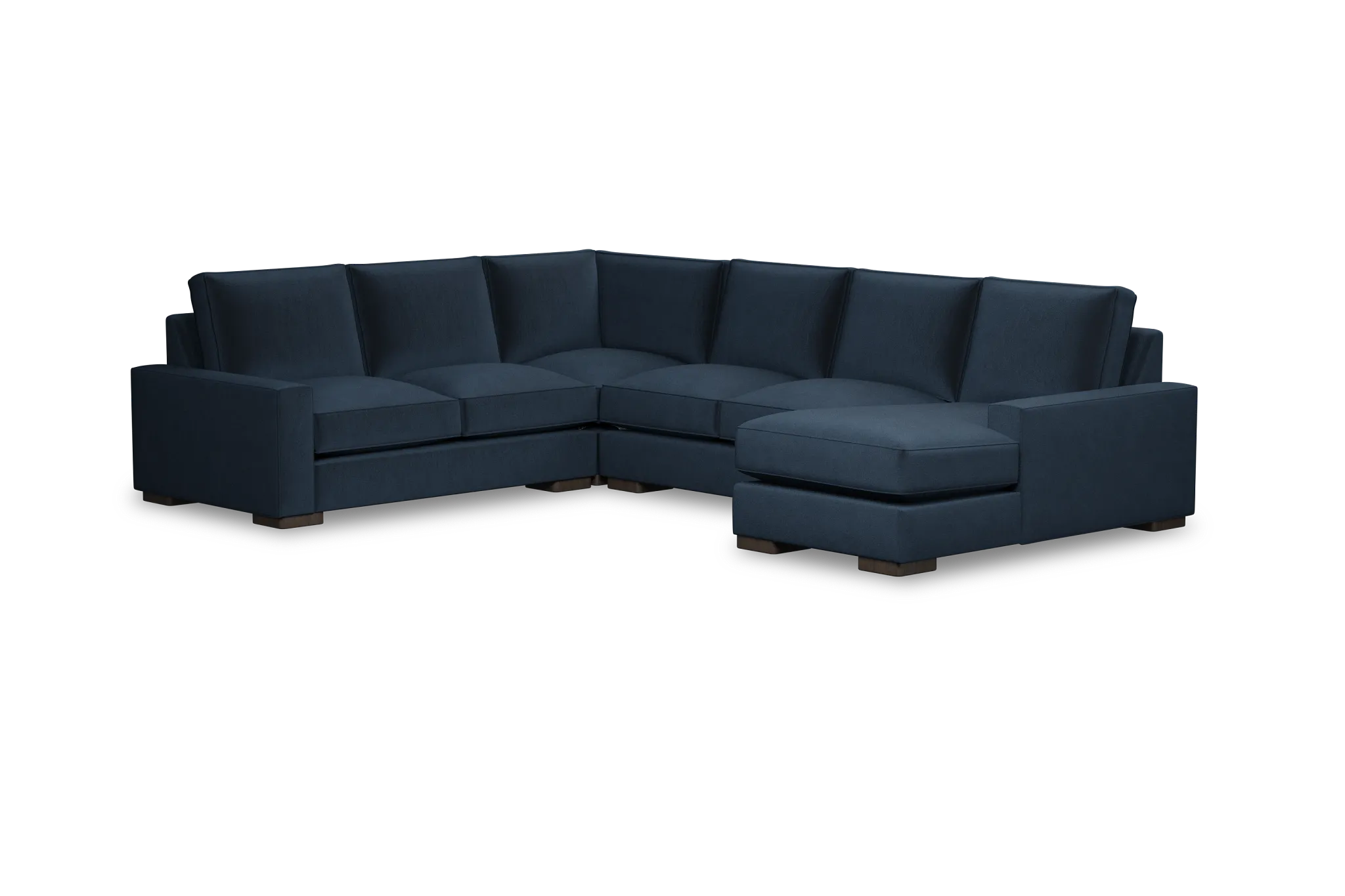 Edgewater Joya Dark Blue Medium Right Chaise Sectional