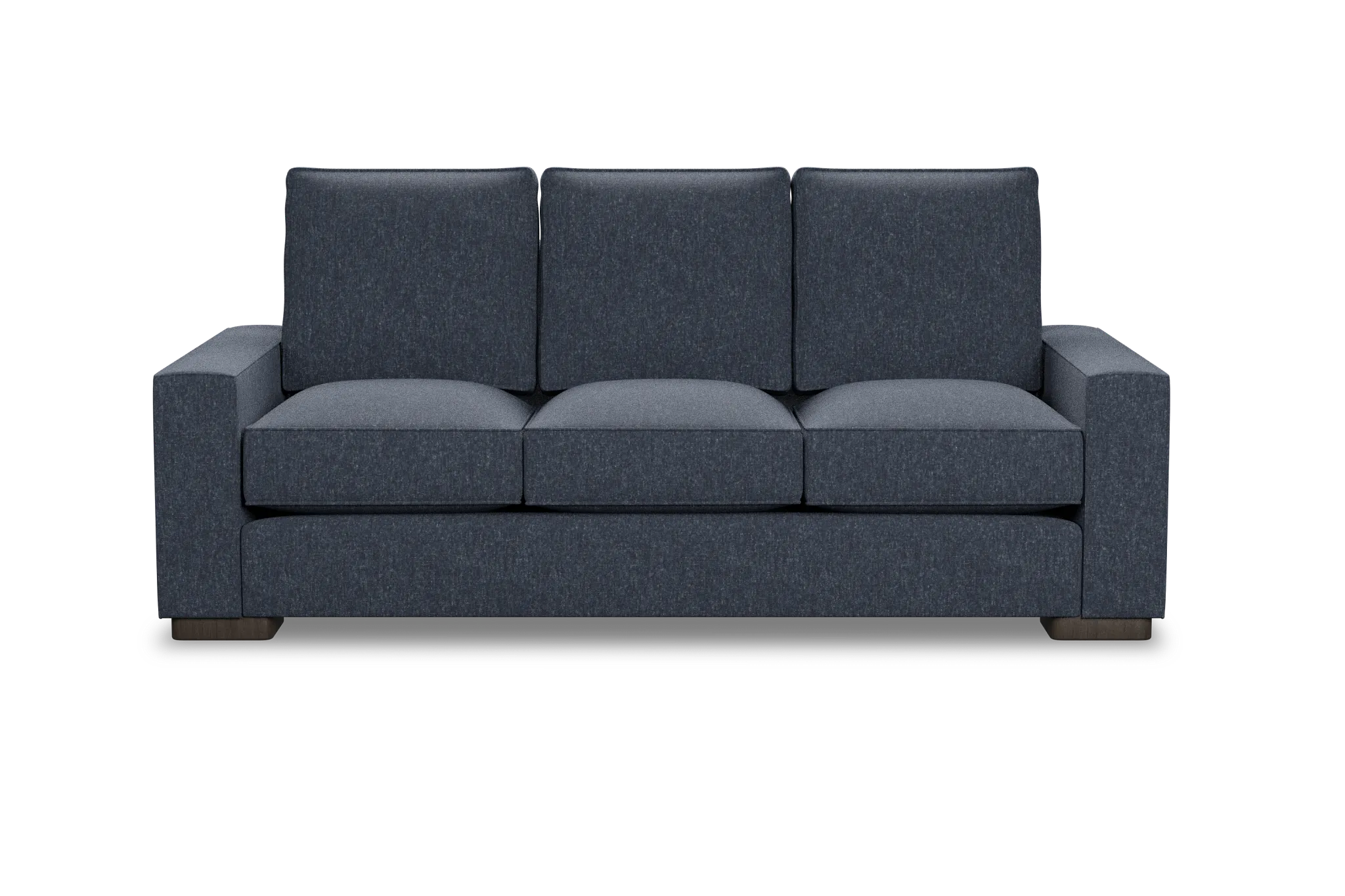 Edgewater Maguire Blue 84" Sofa W/ 3 Cushions