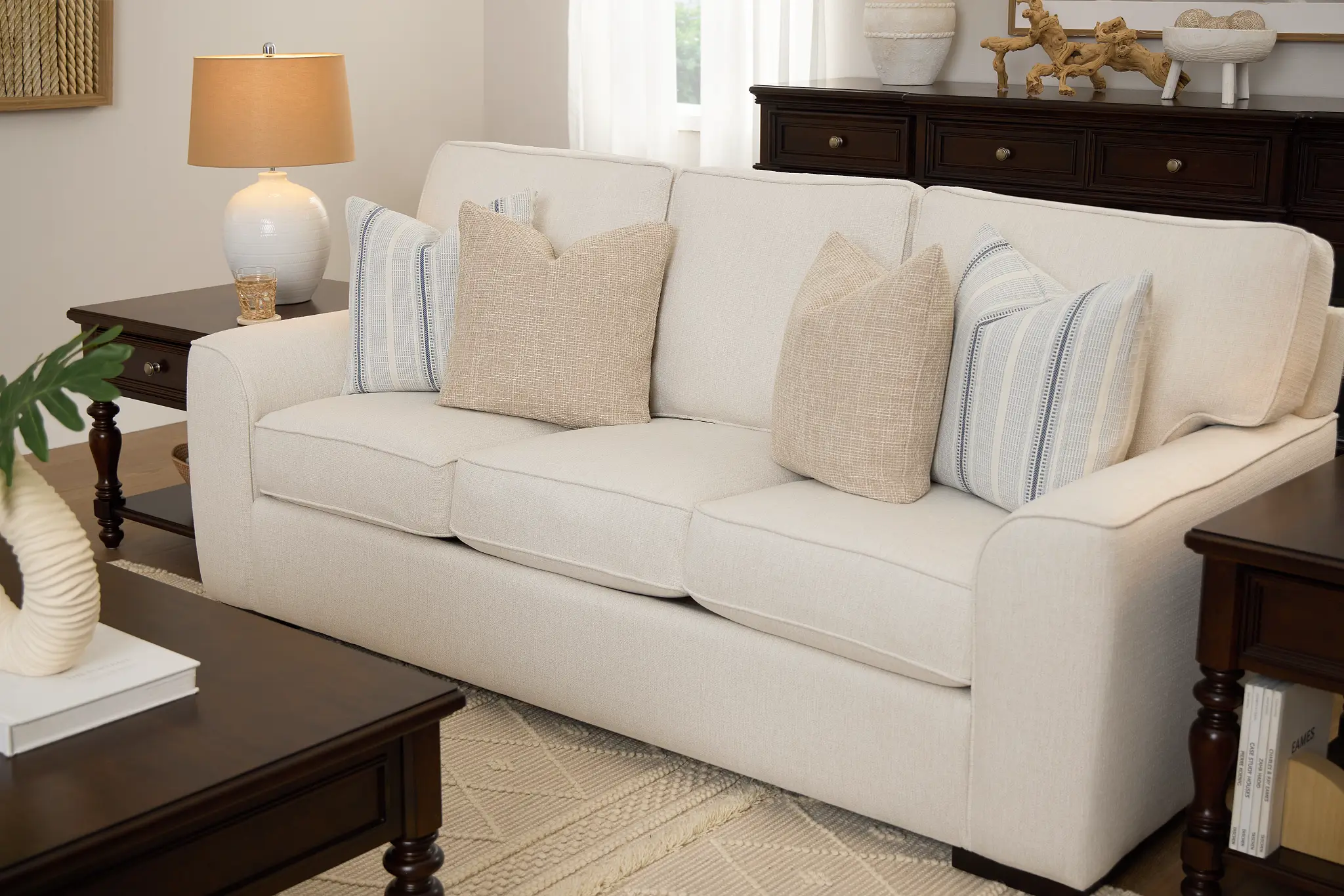 Sinclair Light Beige Fabric Sofa Sinclair Light Beige Fabric Sofa