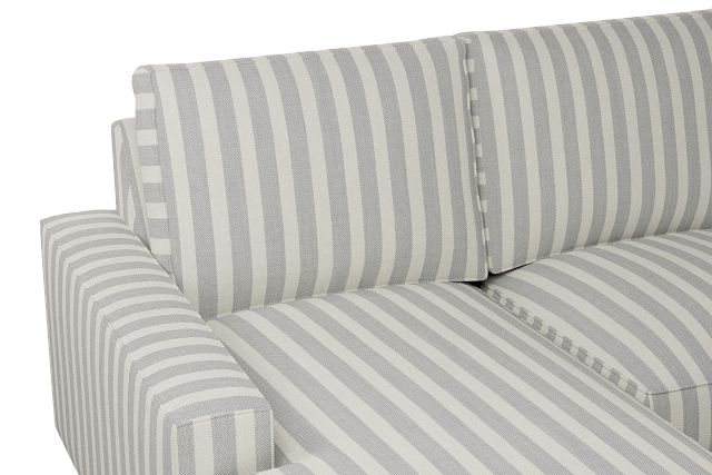 Edgewater Sea Lane Light Gray Medium Left Chaise Sectional