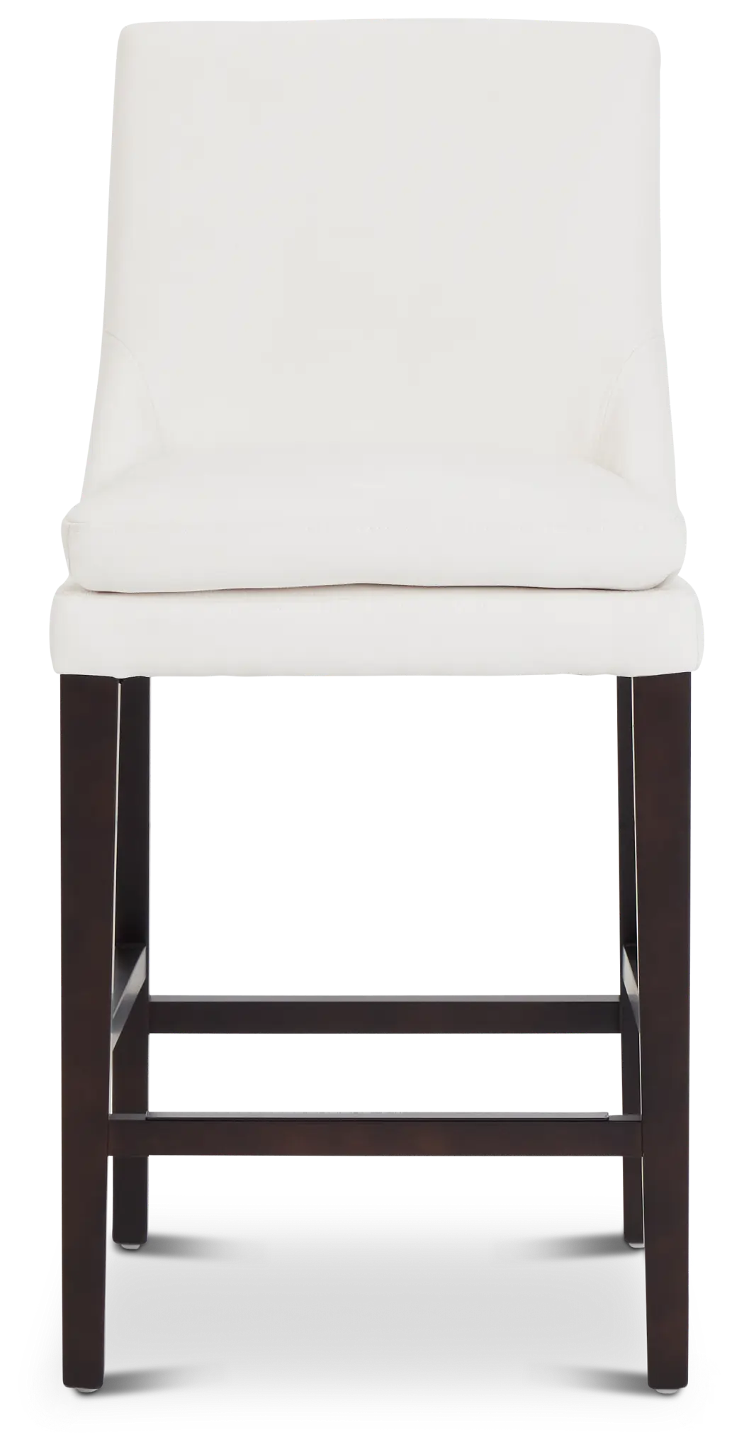 Tito White 24" Upholstered Barstool Tito White 24" Upholstered Barstool