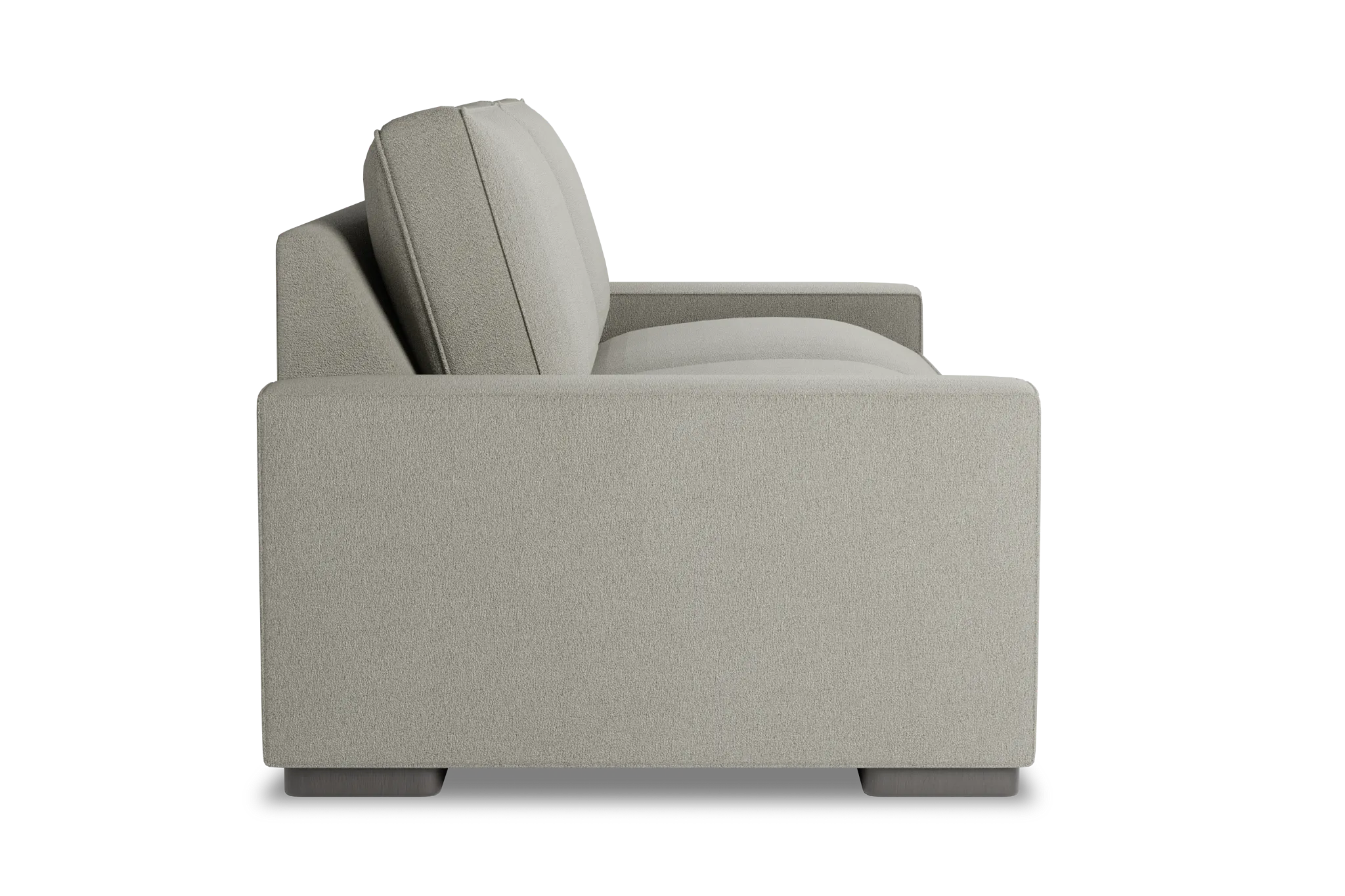 Edgewater Elite Gray 84" Sofa W/ 2 Cushions