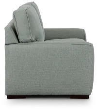 Austin Green Fabric Loveseat