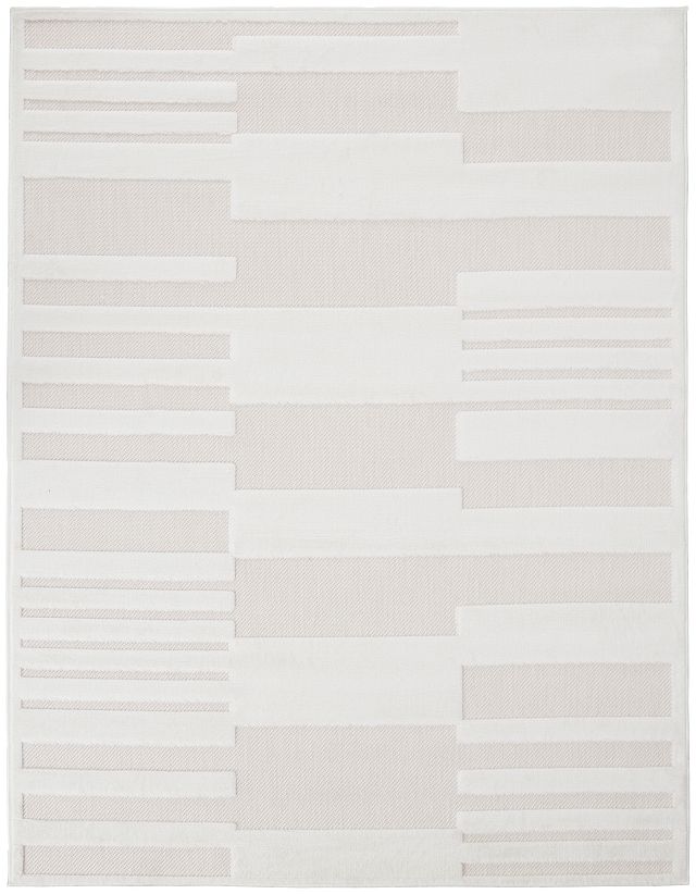 Beige 8x10 area top rug