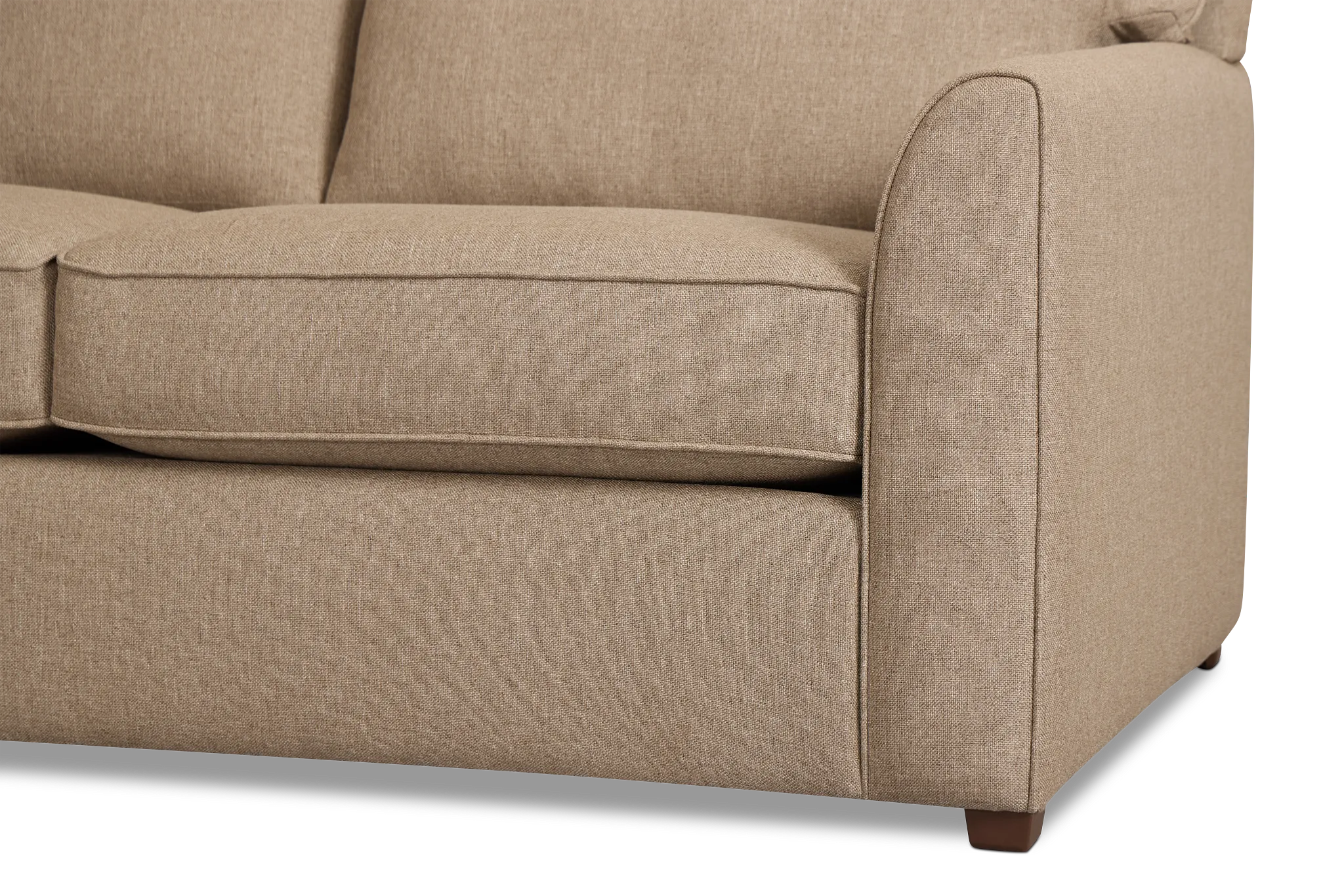 Tate Brown Fabric Medium Two-arm Sectional