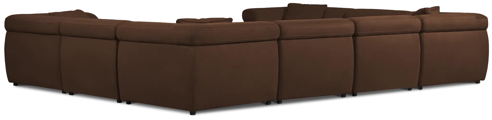 Aria Dark Brown Micro Immersive 8-piece Modular Sectional W/2 Speakers Aria Dark Brown Micro Immersive 8-piece Modular Sectional W/2 Speakers