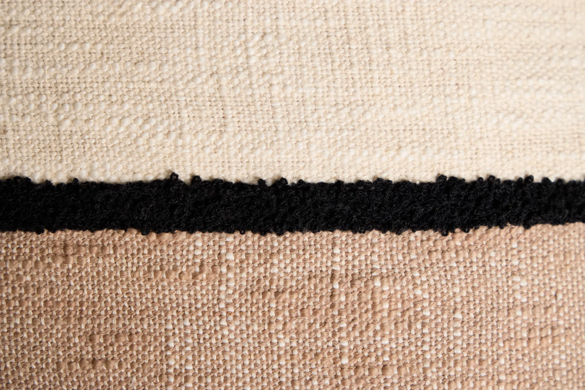 Khalil Ivory 24" Square Accent Pillow