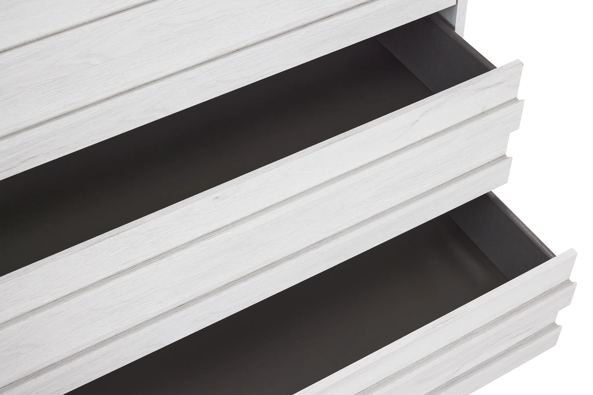 Everett White Dresser & Mirror