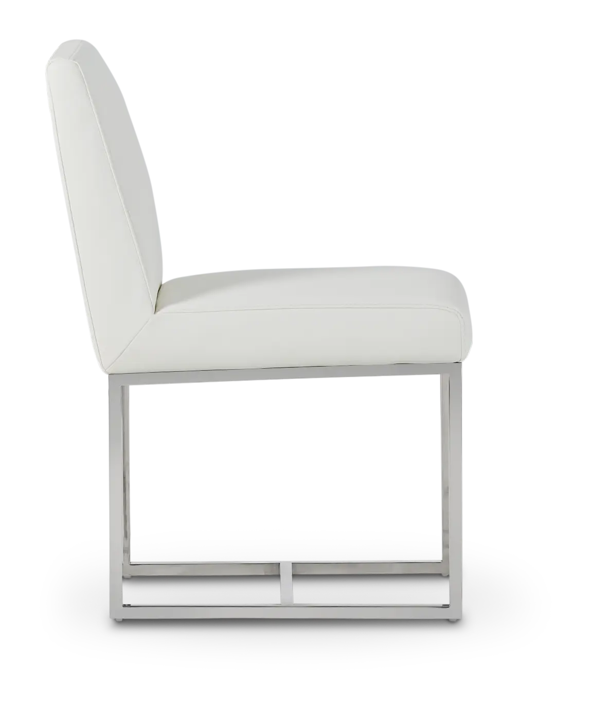 Miami White Micro Upholstered Side Chair Miami White Micro Upholstered Side Chair