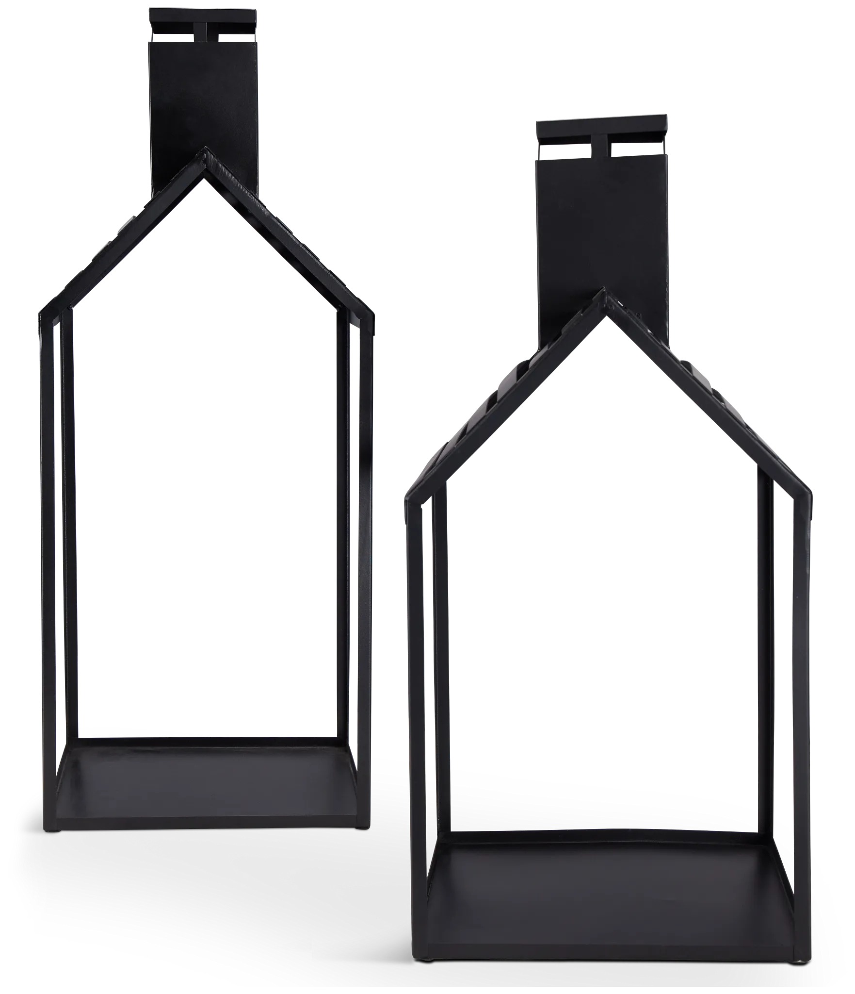 Calluna Black Large Candle Holder