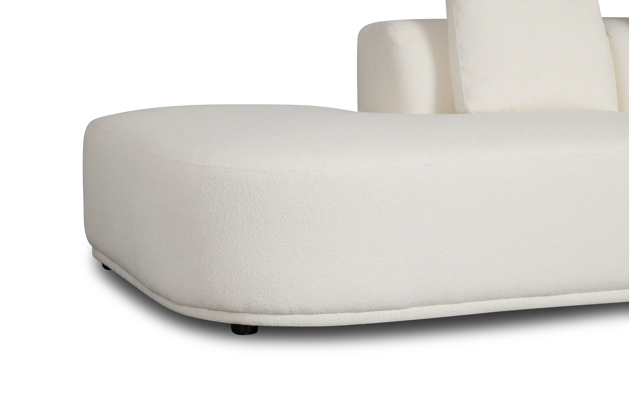 Catalina White Fabric 2-piece Modular Sofa Catalina White Fabric 2-piece Modular Sofa