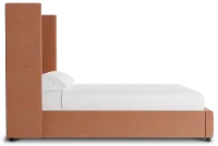 Captiva Sutton Orange 60" Upholstered Shelter Bed