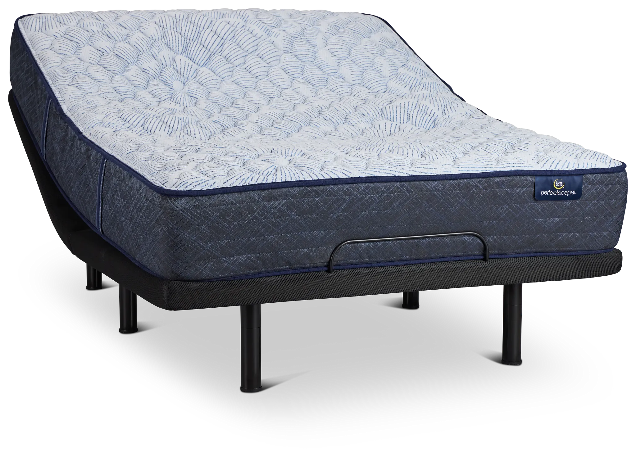 Serta Perfect Sleeper Blue Lagoon Nights Firm Deluxe Adjustable Mattress Set