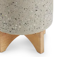 Tasi Light Beige Small Planter