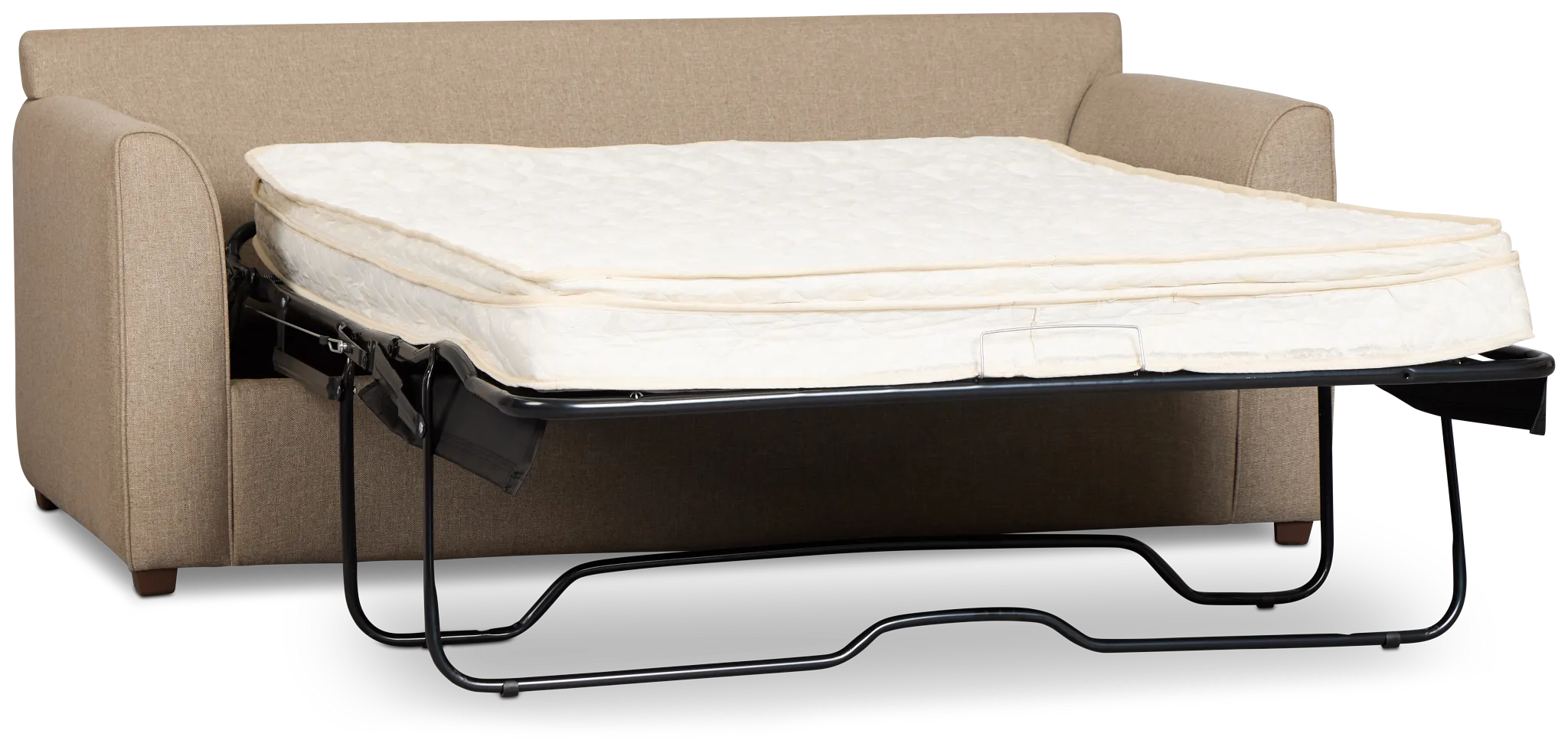 Tate Brown Fabric Innerspring Sleeper