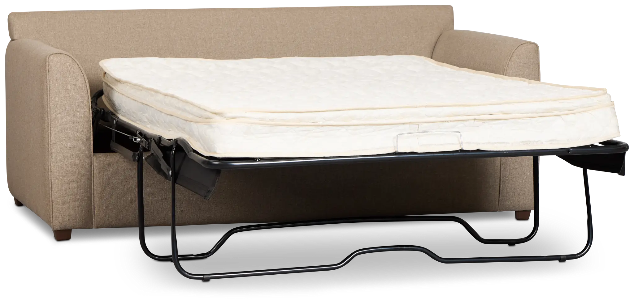 Tate Brown Fabric Innerspring Sleeper Tate Brown Fabric Innerspring Sleeper